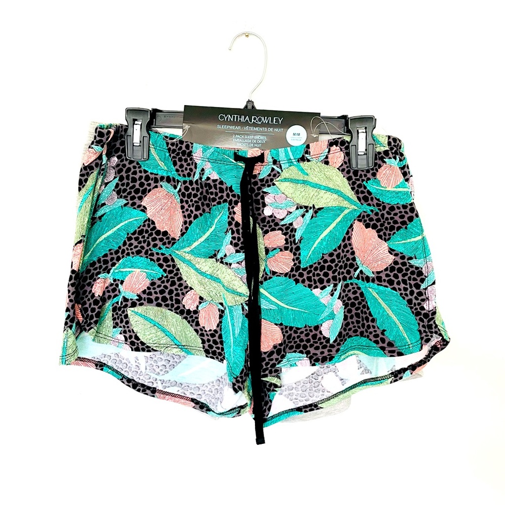 Cynthia Rowley NWT 2pk French Terry Pj Shorts